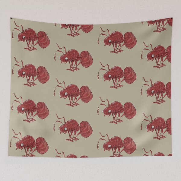 Item preview, Lone Red Ant Graphic designed and sold by HarpWyrmDraws.