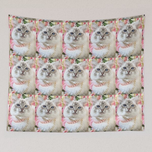 Item preview, Saoirse the lynx ragdoll cat designed and sold by Fluffycat2020.