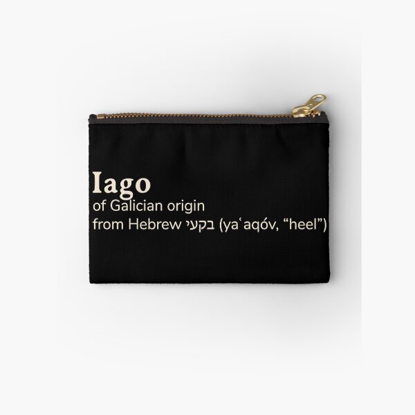 Item preview, Iago name etymology designed and sold by YourNameStory.