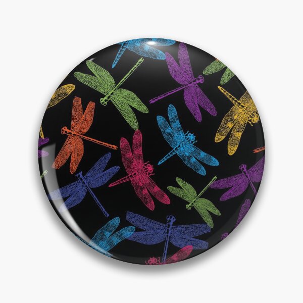 Item preview, COLORFUL DRAGONFLIES ABSTRACT FLYING PATTERN designed and sold by samArtline.