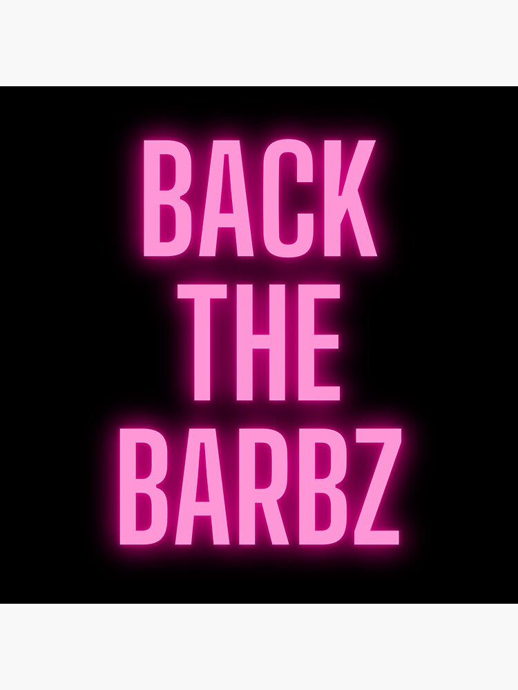 "back The Barbz" Sticker For Sale By AhmedXhah | Redbubble