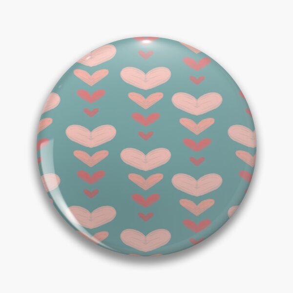 Item preview, Lovey Dovey Hearts - Blue designed and sold by Erin Bresnahan.