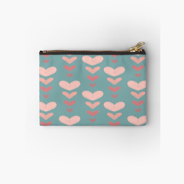 Item preview, Lovey Dovey Hearts - Blue designed and sold by Erin Bresnahan.