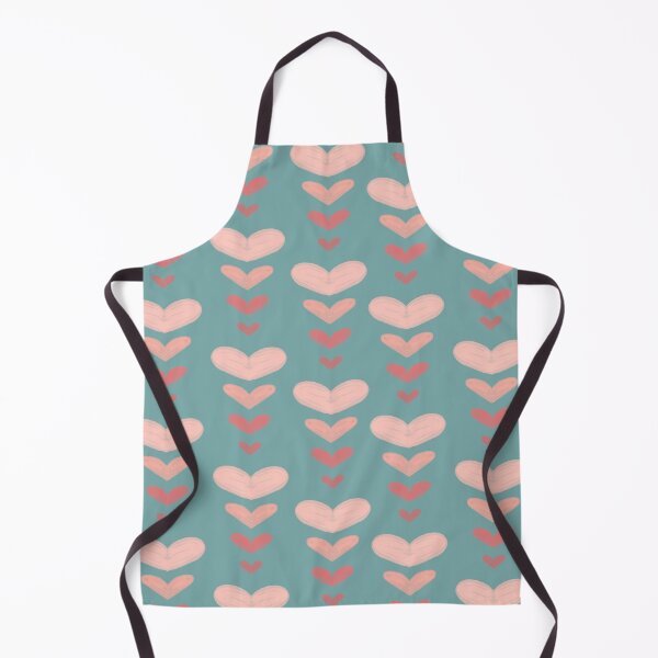 Item preview, Lovey Dovey Hearts - Blue designed and sold by Erin Bresnahan.