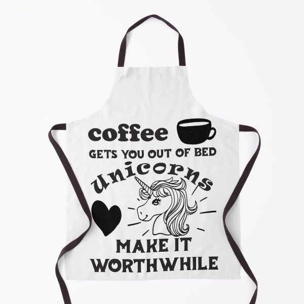 Item preview, Coffee Gets You Out Of Bed - Unicorns Make It Worthwhile - Dark Text designed and sold by DerekJSmith.