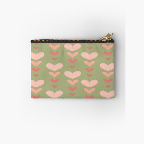 Item preview, Lovey Dovey Hearts - Green designed and sold by Erin Bresnahan.