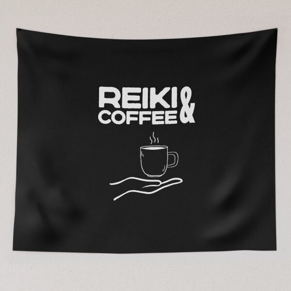 Item preview, Reiki and Coffee Lover Meditation Spiritual Reiki Healer designed and sold by Nessshirts.