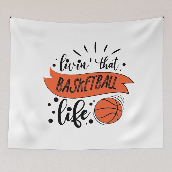 Artikelvorschau, Livin That Basketball Life - Basketball entworfen und verkauft von ildafdhome.