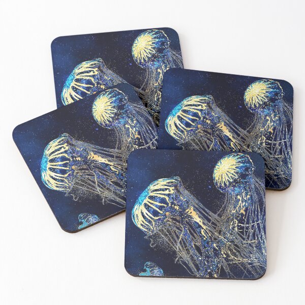 Item preview, Metallic Jellyfish Drifting in the Deep designed and sold by JackMoreh.