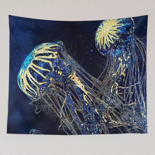 Item preview, Metallic Jellyfish Drifting in the Deep designed and sold by JackMoreh.
