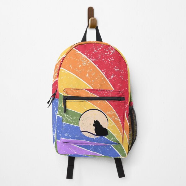 Item preview, Buster In Front of the Moon with a Rainbow Behind  designed and sold by keltickat.