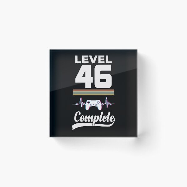 Item preview, Level 46 Complete - Born in 1975 Gaming - 46th Birthday Anniversary Video Game Father's Day Christmas Present designed and sold by ALITOPRINCE.