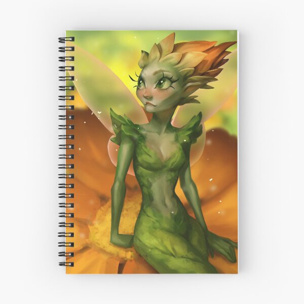 Item preview, fairy on an orange flower designed and sold by maronart.