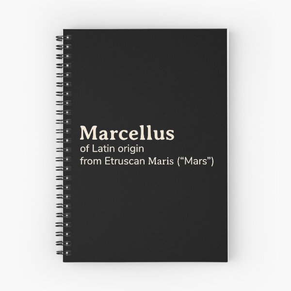 Item preview, Marcellus name etymology designed and sold by YourNameStory.