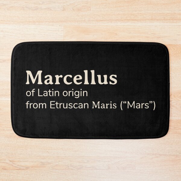 Item preview, Marcellus name etymology designed and sold by YourNameStory.