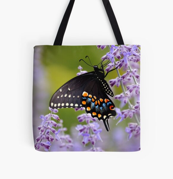 Butterfly All Over Print Tote Bag