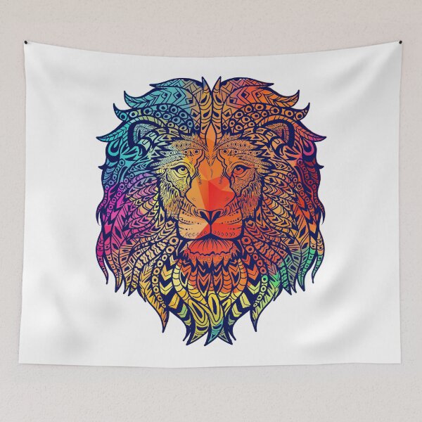 Item preview, Mandala Boho Style Lion. designed and sold by freeArt10.