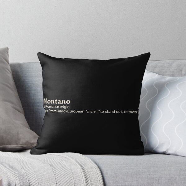 Item preview, Montano name etymology designed and sold by YourNameStory.