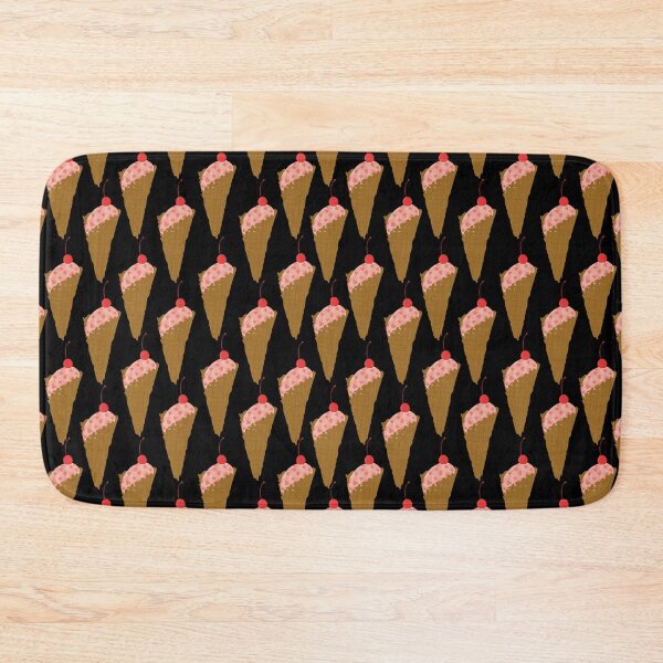 Item preview, Strawberry Ice Cream Dreams - Black designed and sold by Erin Bresnahan.