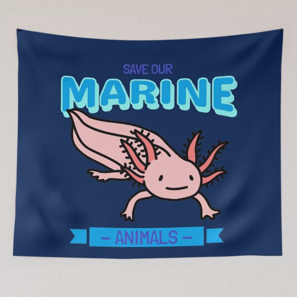 Item preview, Save our Marine Animals #1 Salamander designed and sold by Hypnotees.