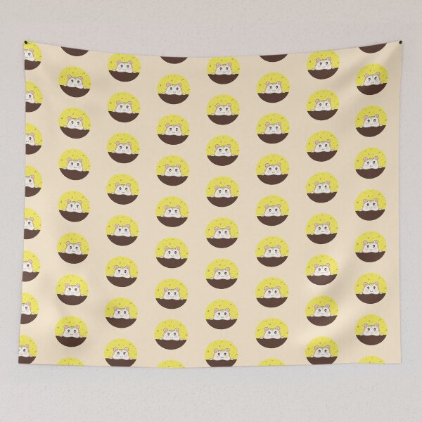 Item preview, Cute chubby hamster peeping at you designed and sold by Shalu  Elysian.