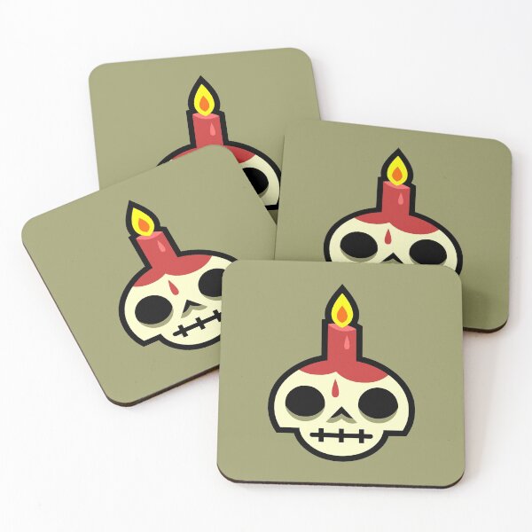 Item preview, Candle Skull designed and sold by BadPennyGoods.