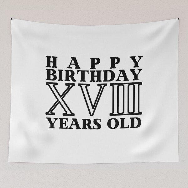 Item preview, Happy birthday 18 Years old designed and sold by TThousand.