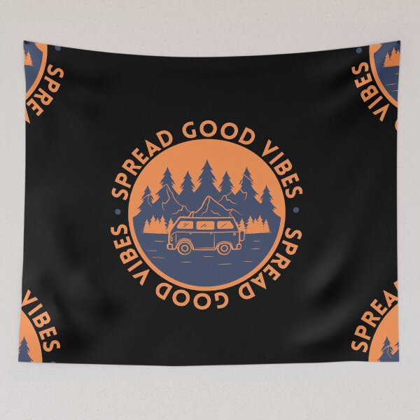 Item preview, Spread Good Vibes - Camping, Outdoor, Wanderlust, Camp designed and sold by itsokaybyme.