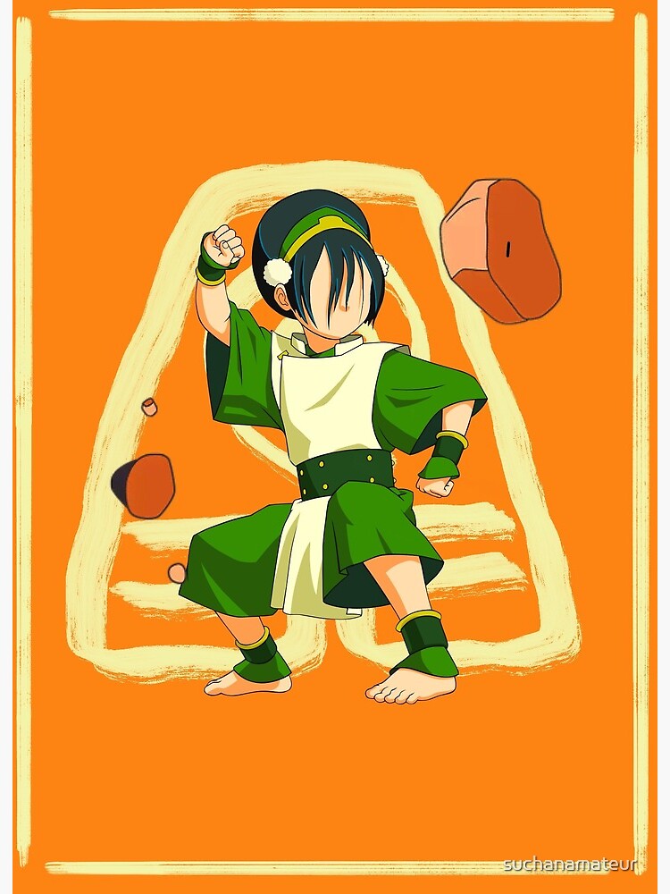 Toph Earth Kingdom' Poster, picture, metal print, paint by Avatar