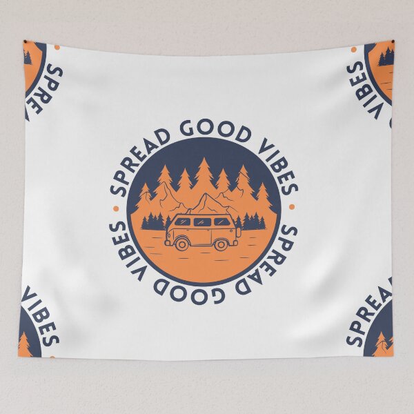 Item preview, Spread Good Vibes - Camping, Outdoor, Wanderlust, Camp designed and sold by itsokaybyme.