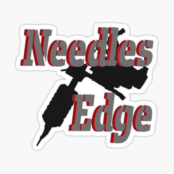 Needles Edge Sticker
