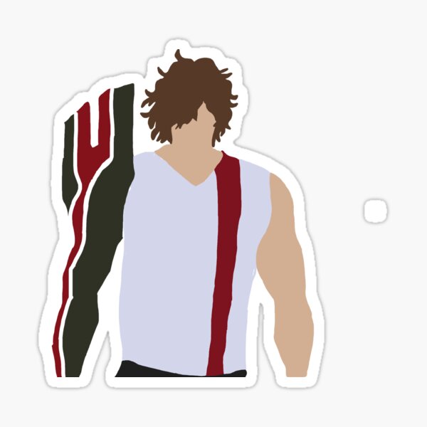 "Chad from Bleach with his super strength arm" Sticker for Sale by
