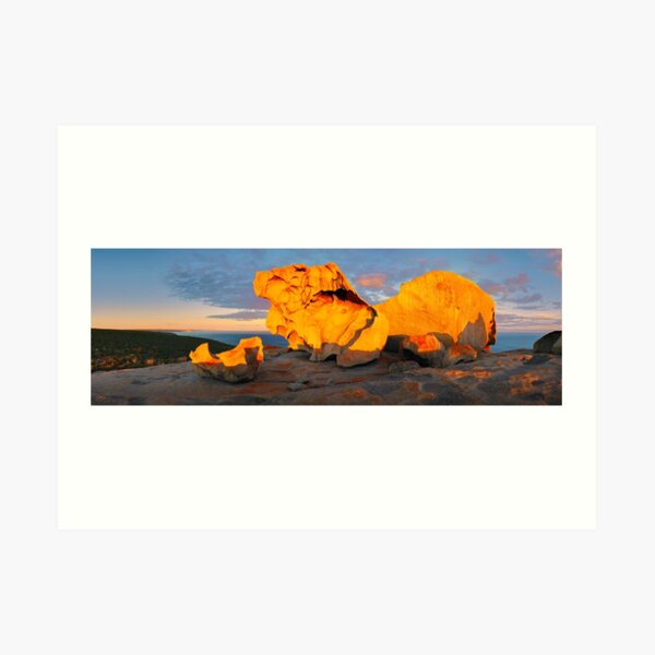 Remarkable Rocks Sunset, Kangaroo Island, South Australia Art Print