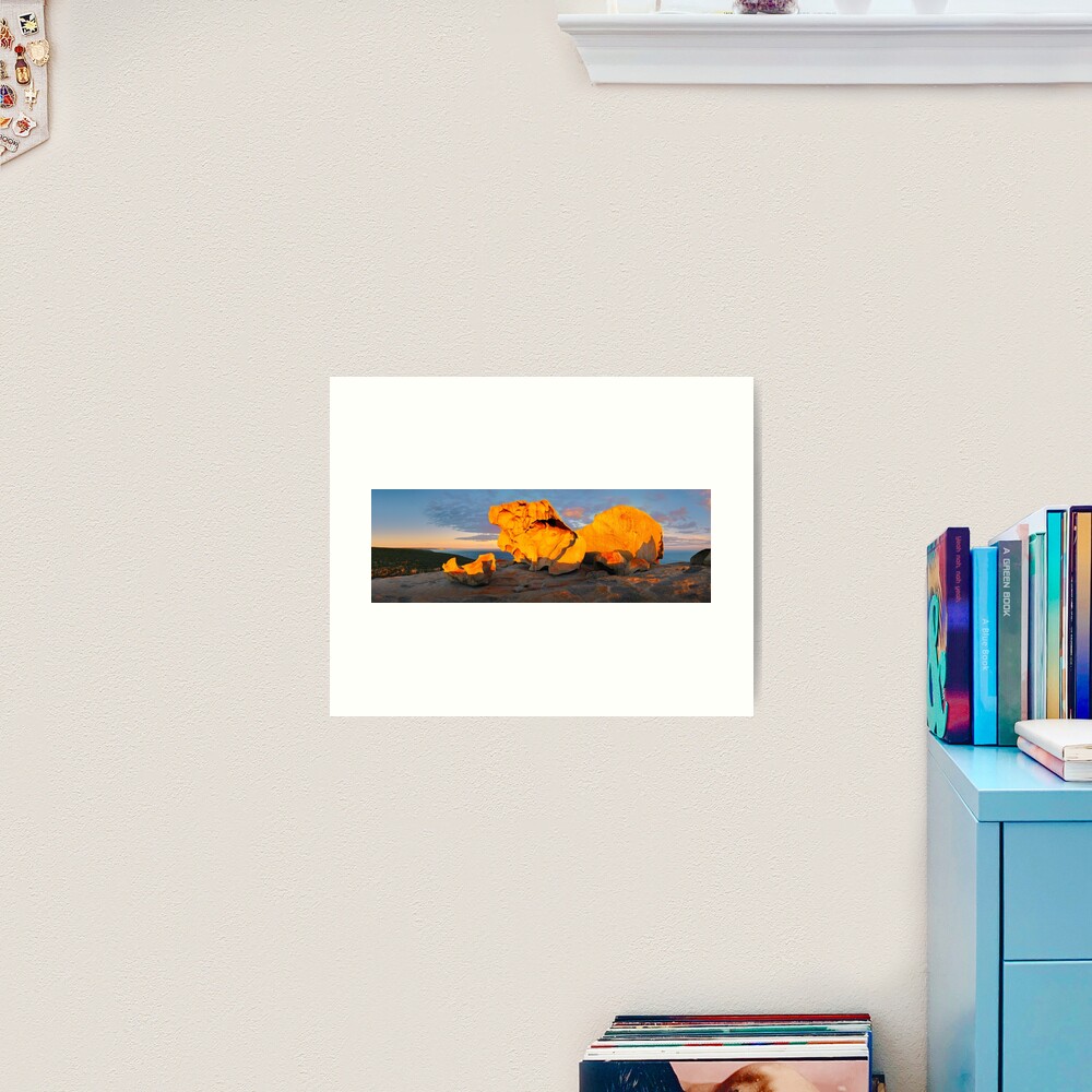 Remarkable Rocks Sunset, Kangaroo Island, South Australia Art Print