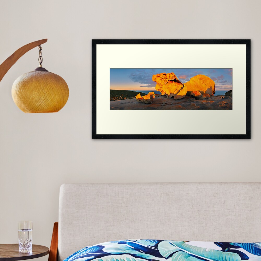 Remarkable Rocks Sunset, Kangaroo Island, South Australia Framed Art Print