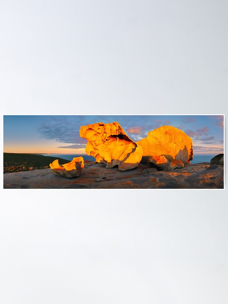 Alternate view of Remarkable Rocks Sunset, Kangaroo Island, South Australia Poster