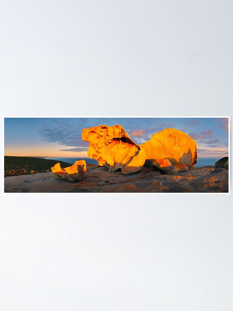 Alternate view of Remarkable Rocks Sunset, Kangaroo Island, South Australia Poster
