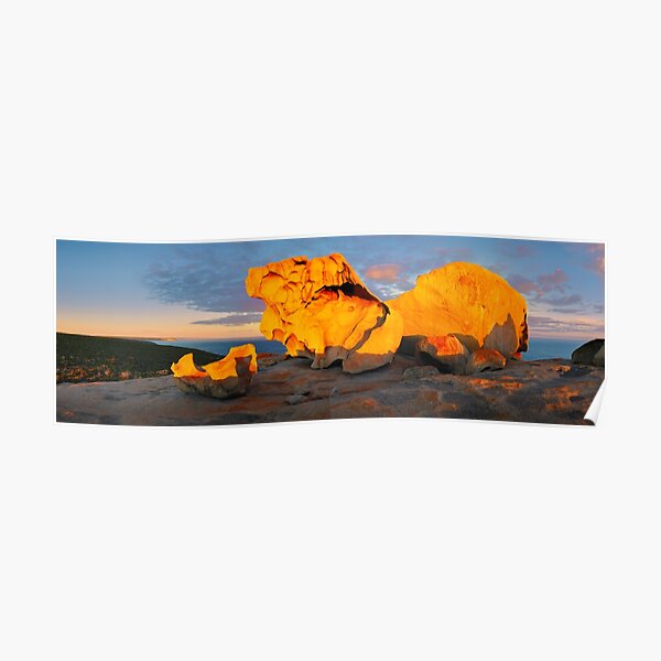 Remarkable Rocks Sunset, Kangaroo Island, South Australia Poster