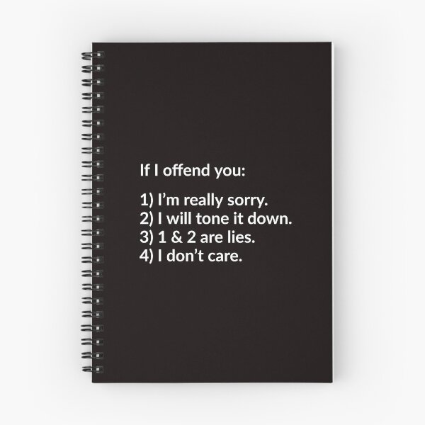 Item preview, If I Offend You: I Don't Care designed and sold by T-ShirtGuy.