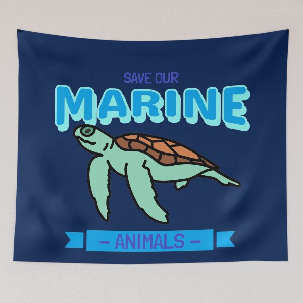 Item preview, Save our Marine Animals #2 Sea turtle designed and sold by Hypnotees.