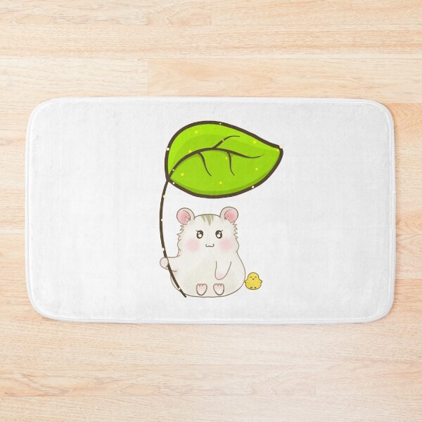 Item preview, Cute hamster and chick under a leaf designed and sold by Shalu  Elysian.