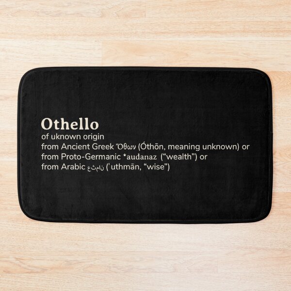 Item preview, Othello name etymology designed and sold by YourNameStory.