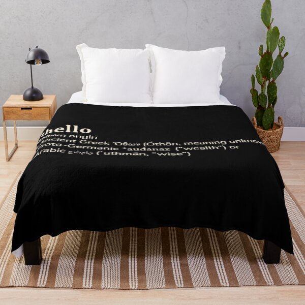 Item preview, Othello name etymology designed and sold by YourNameStory.