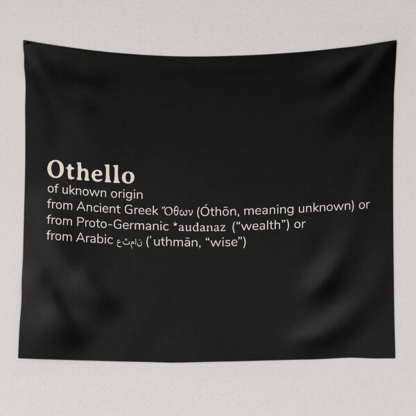 Item preview, Othello name etymology designed and sold by YourNameStory.