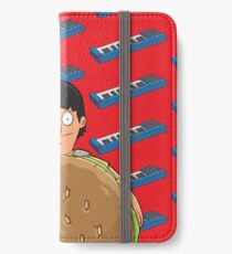 Gene Belcher Keyboard Pattern Red iPhone Wallet/Case/Skin