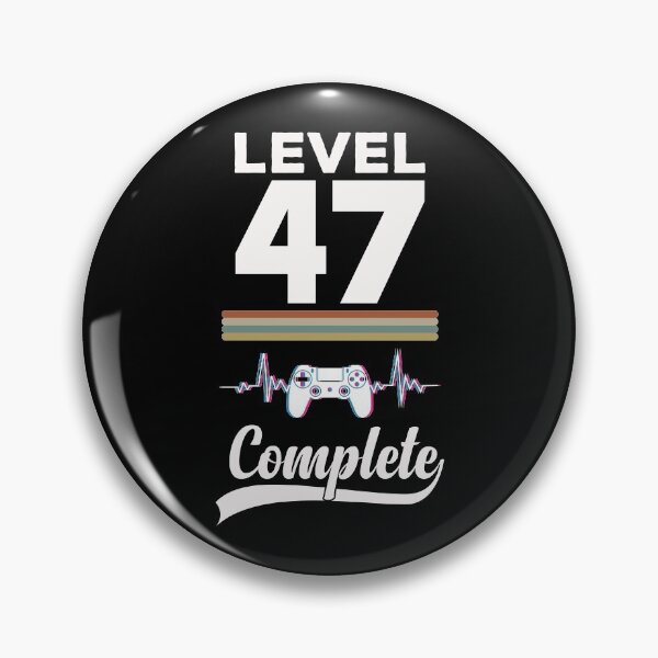 Item preview, Level 47 Complete - Born in 1974 Gaming - 47th Birthday Anniversary Video Game Father's Day Christmas Present. designed and sold by ALITOPRINCE.