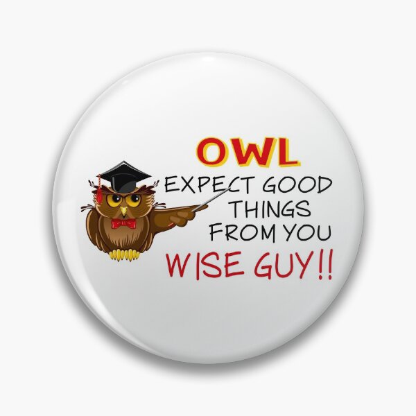 Item preview, Owl Expect Good Things! (on White) designed and sold by PawsitiveMum.