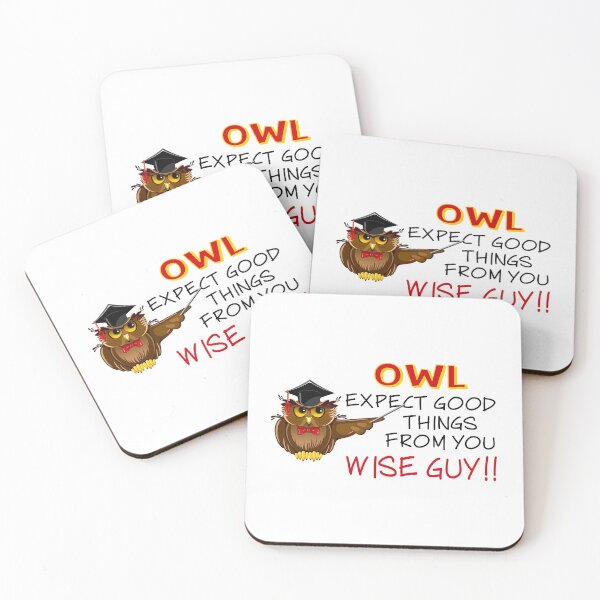 Item preview, Owl Expect Good Things! (on White) designed and sold by PawsitiveMum.