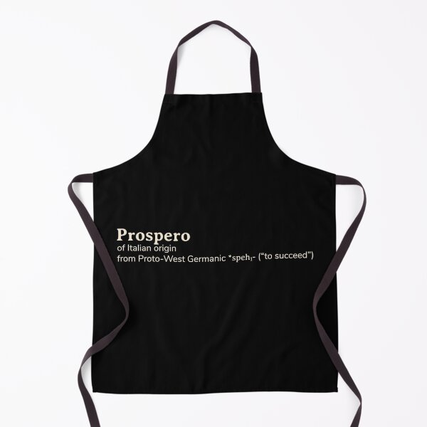 Item preview, Prospero name etymology designed and sold by YourNameStory.