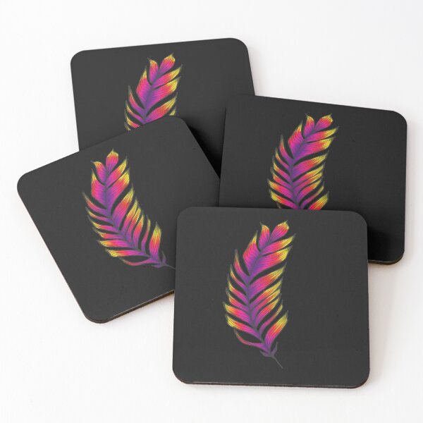 Item preview, Rainbow feather designed and sold by CreativePetlin.